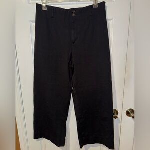 LC Lauren Conrad Black Wide-Leg Trousers